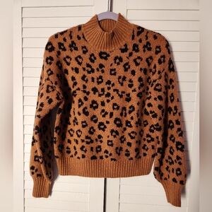 Leopard Print Women's Sweater